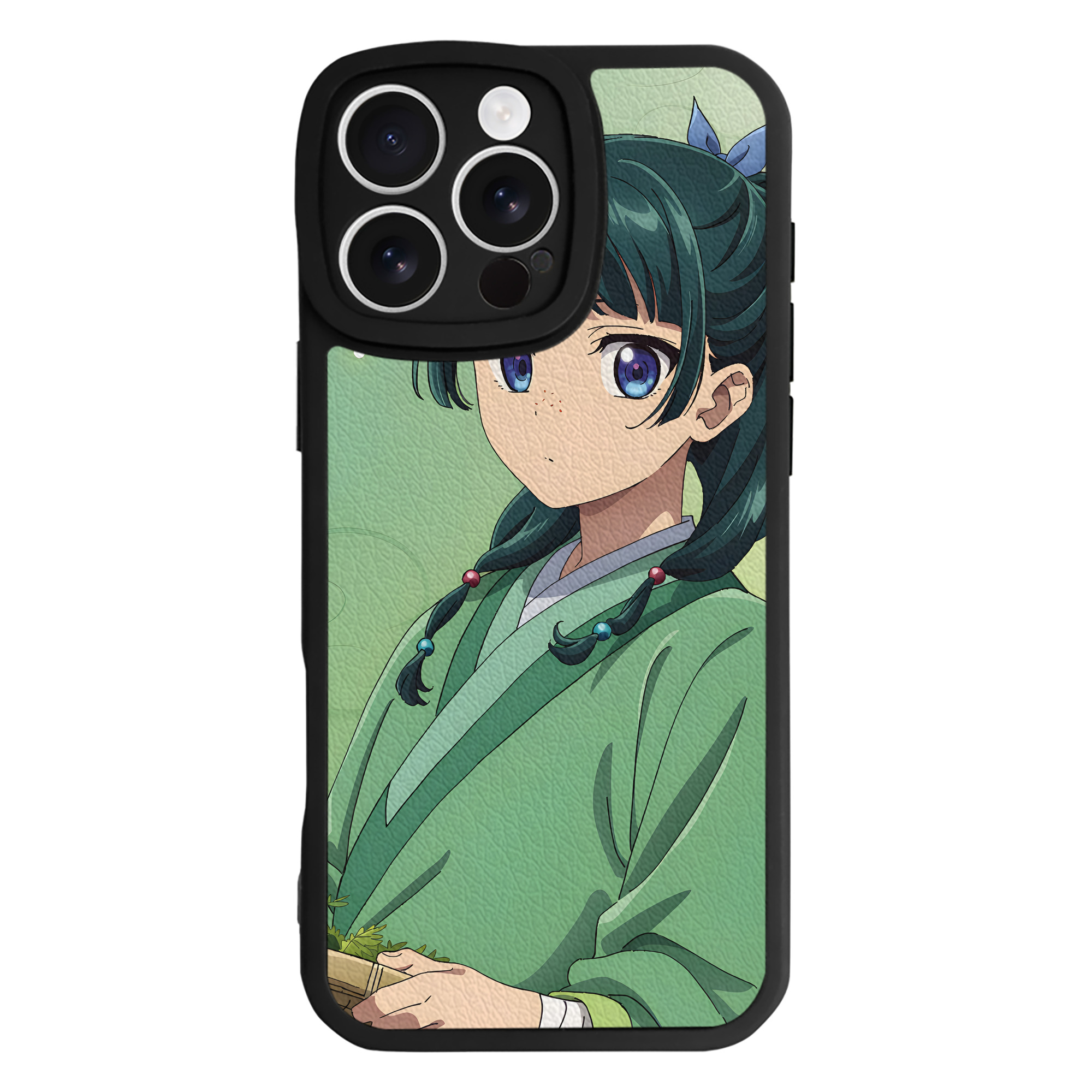 （画像用） 薬屋のひとりごと The Apothecary Diaries 【iPhone 16シリーズ対応】シリコンスマホケース（レザー調） 材質：シリコン